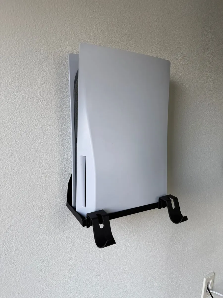 PS5 console wall mount installation, Houston TX